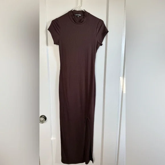 FN Chocolate Brown Maxi Dress - Picture 1 of 3